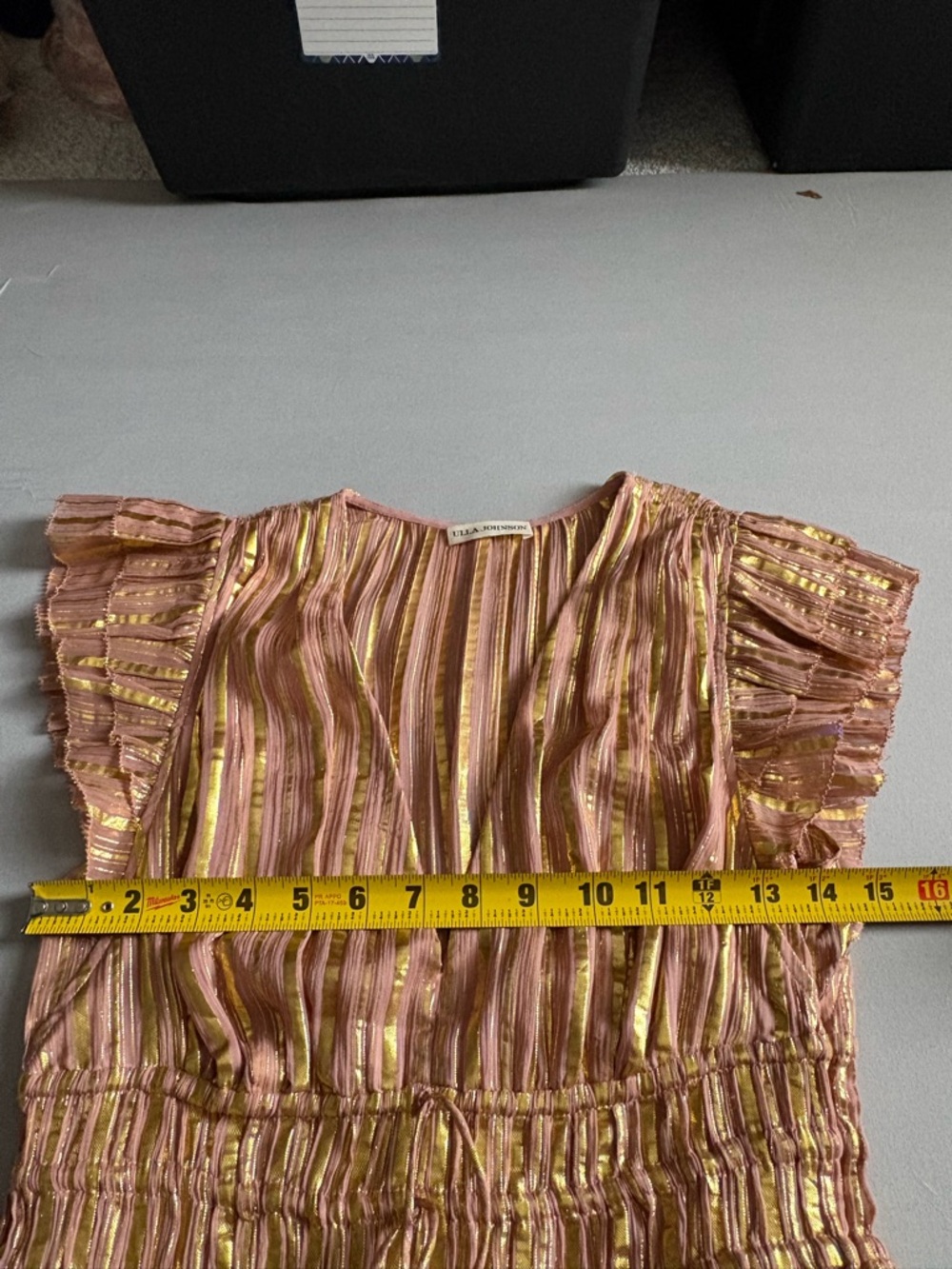 Ulla Johnson Justyne Dress in Rose and Gold - Picture 12 of 13